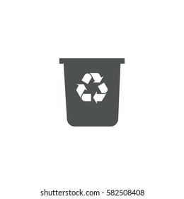 recycle bin icon. sign design