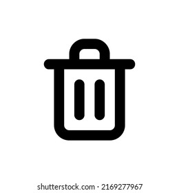 Recycle bin icon. Trash Can icon vector isolated on white background. Vector EPS 10