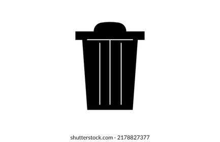 Mülleimer-Symbol wiederverwenden. Müll Kann Symbol Vektorgrafik.