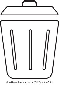 Recycle bin icon. Trash Can icon vector illustration