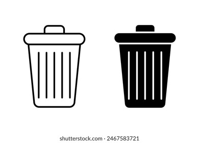 Recycle bin icon. Trash Can icon vector illustration
