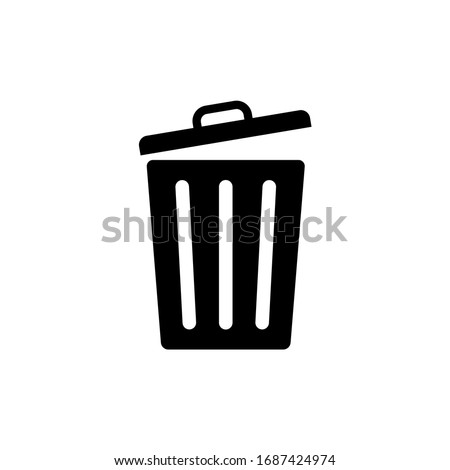 Recycle bin icon. Trash Can icon vector illustration