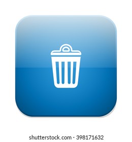 Recycle bin icon. trash symbol. 