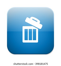 Recycle bin icon. trash symbol