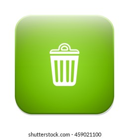 Recycle bin icon. trash symbol. 