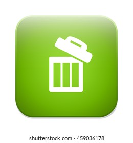 Recycle bin icon. trash symbol