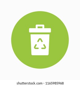 recycle bin icon vector