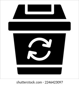 Symbol des Papiers wiederverwenden, Vektorgrafik