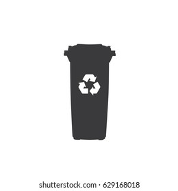 Recycle bin icon, vector illustration design. Ecology objects collection.
