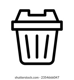 Recycle Bin Icon Vector Symbol Design Illustration