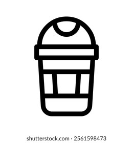 Recycle Bin Icon Vector Symbol Design Illustration