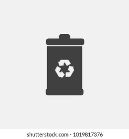 recycle bin icon vector.clean world icon