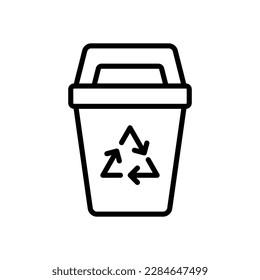 recycle bin icon for your website design, logo, app, UI.