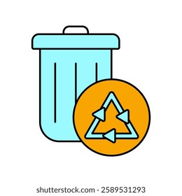 recycle bin icons  symbol vector elements for infographic web