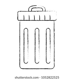 recycle bin isolated icon