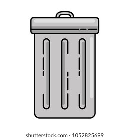 recycle bin isolated icon