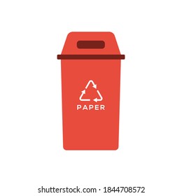 Vector de diseño de iconos de la papelera de reciclaje