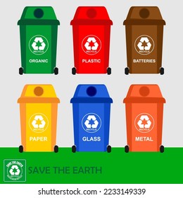 recycle bin with recycle symbol