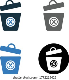 Recycle bin, Trash can icon