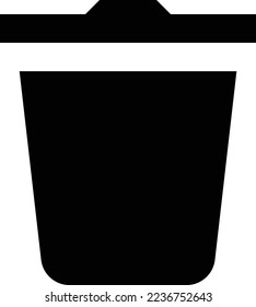 recycle bin trash can vector icon