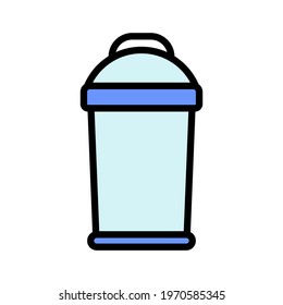 Recycle bin, trash, garbage icon vector image. Can also be used for customer support and UI. Suitable for use on web apps, mobile apps and print media.