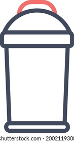 Recycle bin, trash, garbage icon vector image. Can also be used for customer support and UI. Suitable for use on web apps, mobile apps and print media.