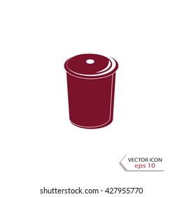 Recycle bin vector icon