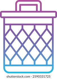 Recycle Bin vector icon. Can be used for printing, mobile and web applications.