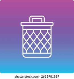 Recycle Bin vector icon. Can be used for printing, mobile and web applications.