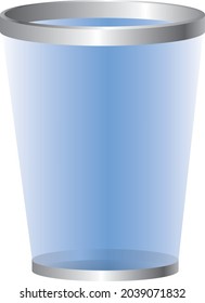 Recycle bin vector icon. Dustbin Vector illustration can be used on app and websites.