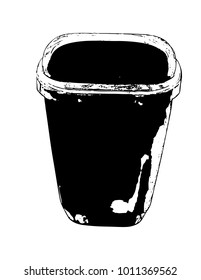 Recycle bin vector illustration
