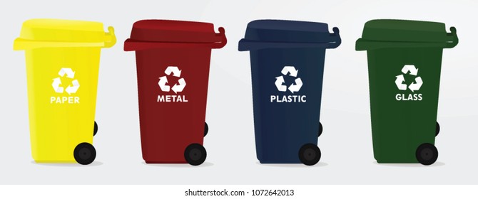 Recycle bin. vector illustration