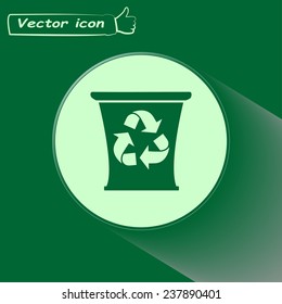 Recycle bin Vector illustration