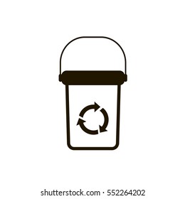 recycle bins icon. sign design