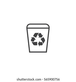 recycle bins icon. sign design
