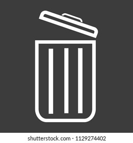 recycle bins icon.vector