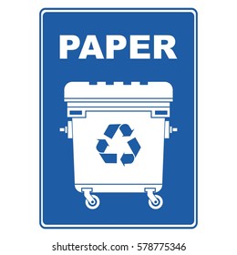 Recycle bins. Plastic
