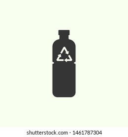 Recycle bottle icon. New trendy recycle bottle vector icon. 
