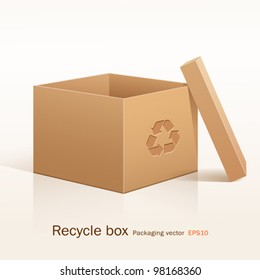 Recycle Box, Vector Illustration