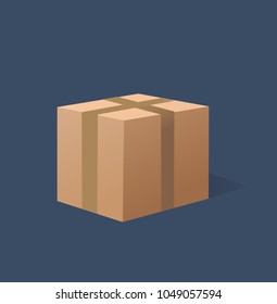 recycle brown box 