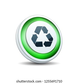 Recycle button illustration