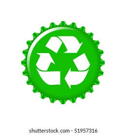 Recycle Cap Illustration