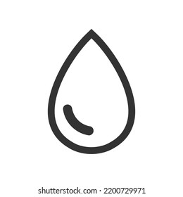 Reciclar el icono de limpiar aqua. Símbolo ecológico del agua. Signo vector de fontanería.