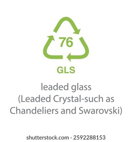 recycle code icon vector template