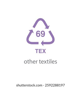 recycle code icon vector template