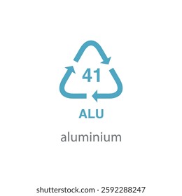 recycle code icon vector template