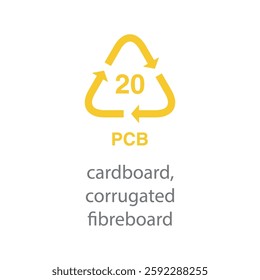 recycle code icon vector template