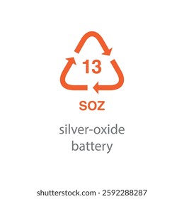 recycle code icon vector template