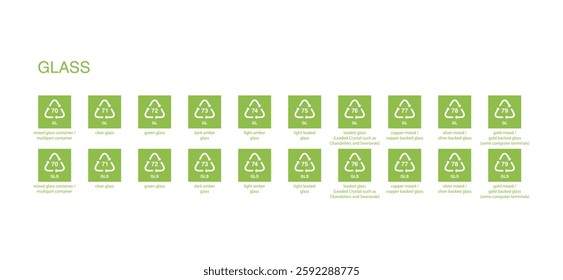 recycle code icon vector template