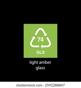 recycle code icon vector template